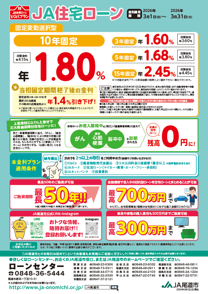 JA住宅ローン_固定変動選択型