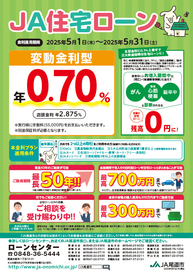 JA住宅ローン_変動金利型