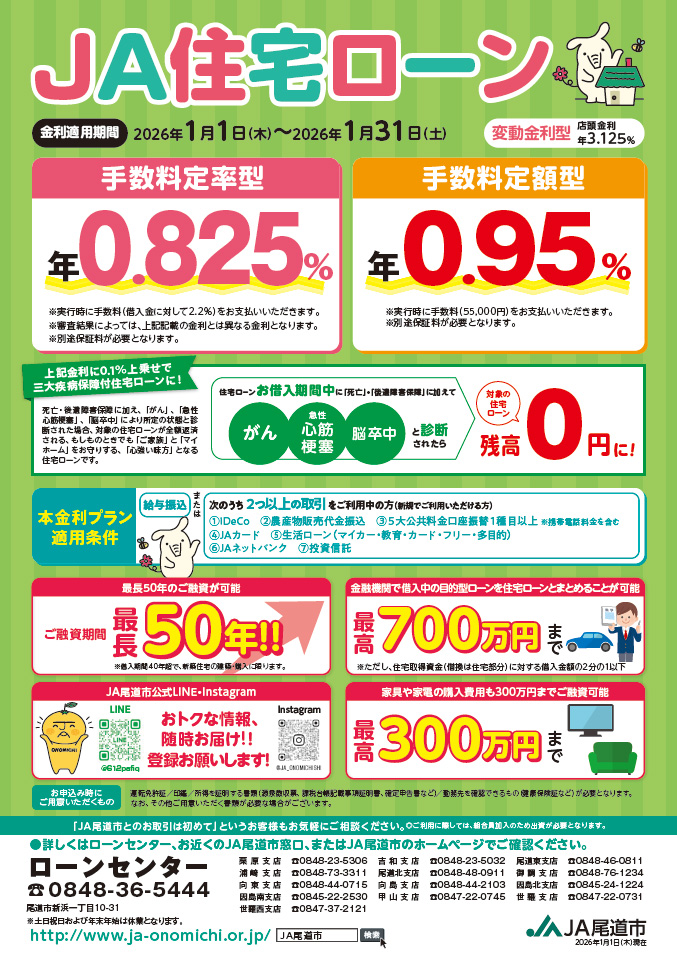 JA住宅ローン_変動金利型